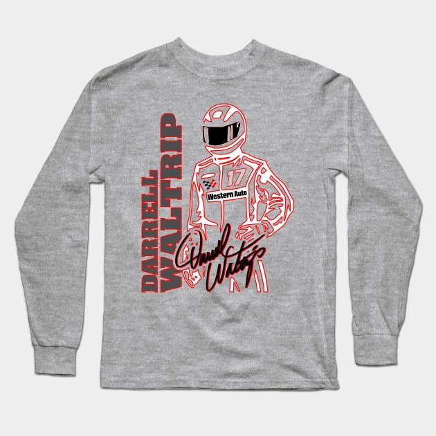 #17 Waltrip Fan Driver Long Sleeve T-Shirt by Lifeline/BoneheadZ Apparel